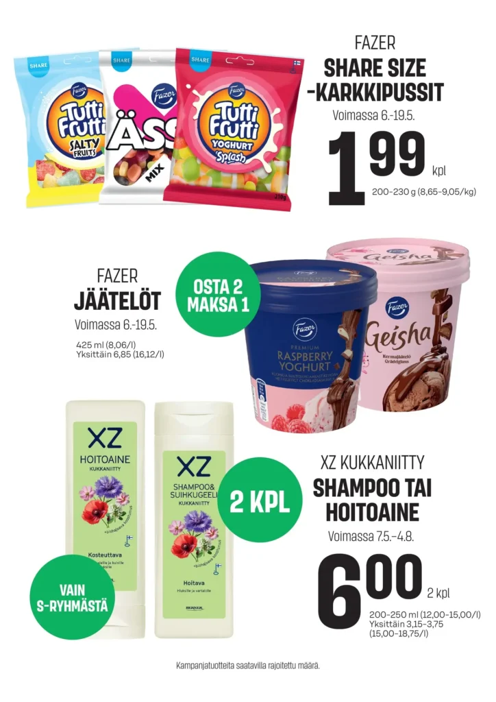 Sale tarjoukset edut 6.5-19.5.2026