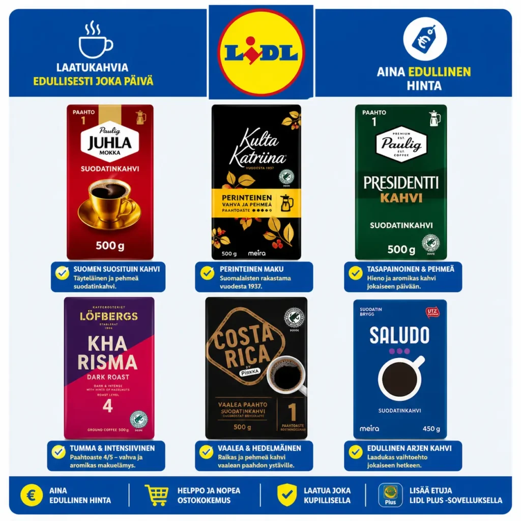kahvi tarjous lidl