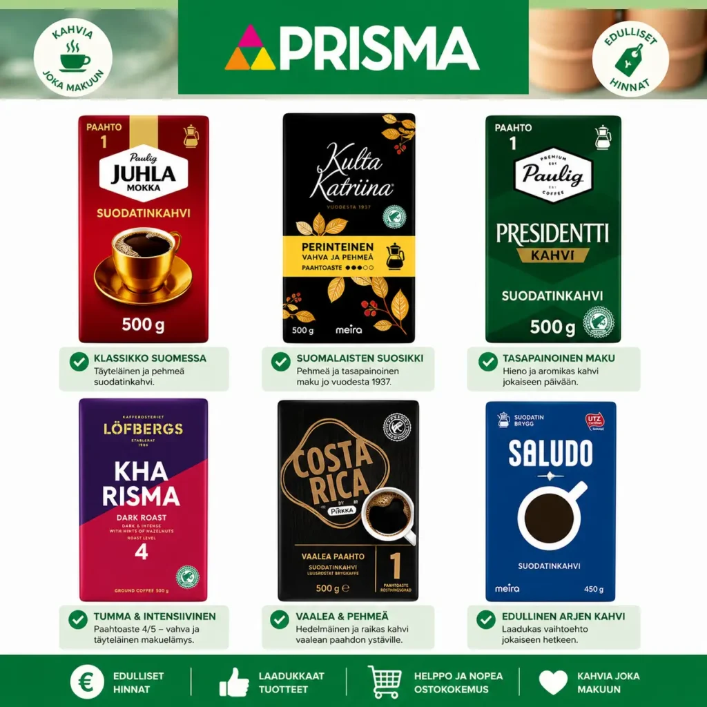 kahvi tarjous prisma