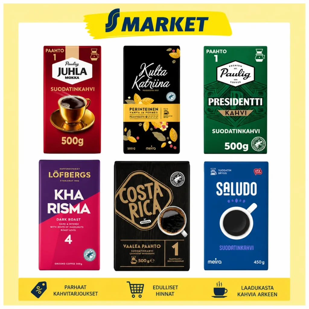 kahvi tarjous s-market