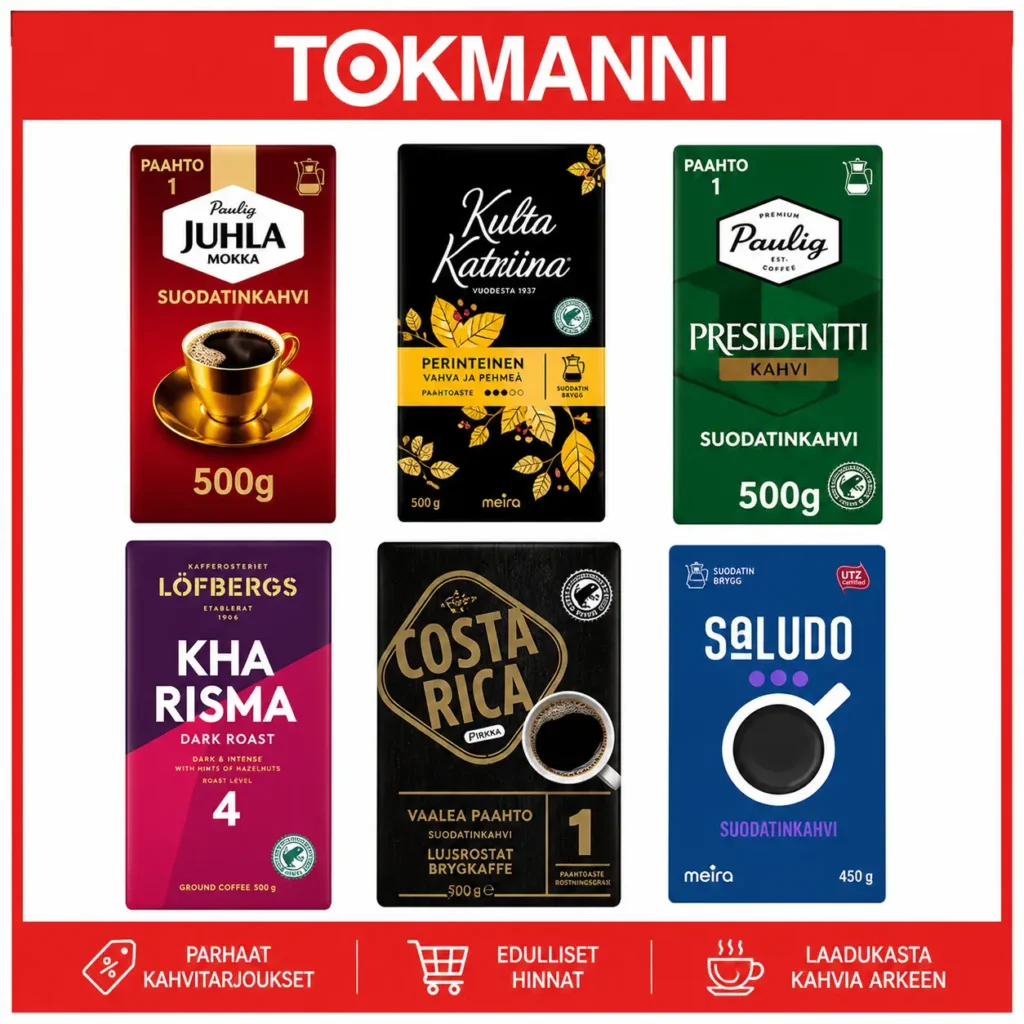 kahvi tarjous tokmanni