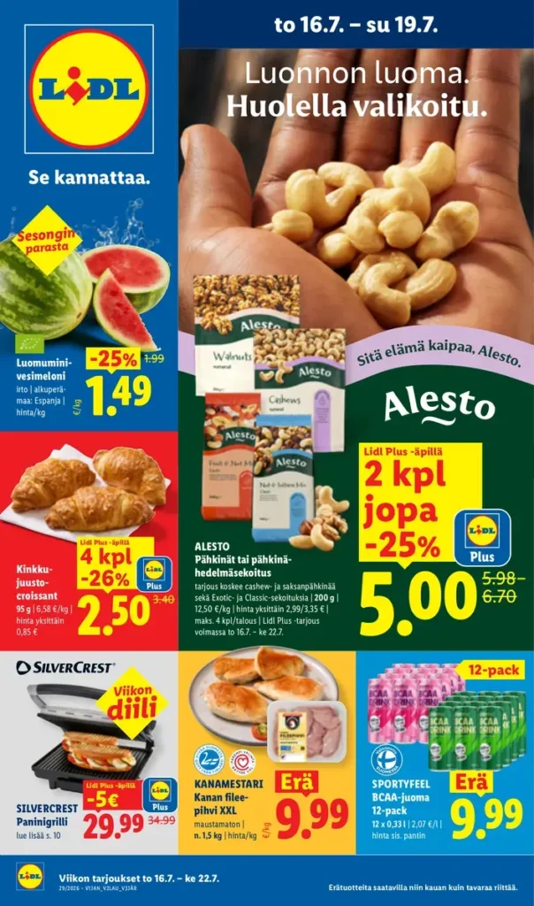 lidl tarjouslehti vikkon tarjoukset voimassa 22.7.2026 lidl tarjoukset vikkon voimassa 22.7.2026