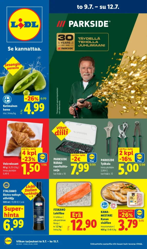 lidl tarjoukset edullinen se kannattaa voimassa 15.7.2026 lidl uusin tarjouslehti voimassa 15.7.2026